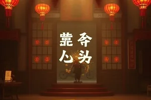《夜行列车》夜间车厢过道灯光